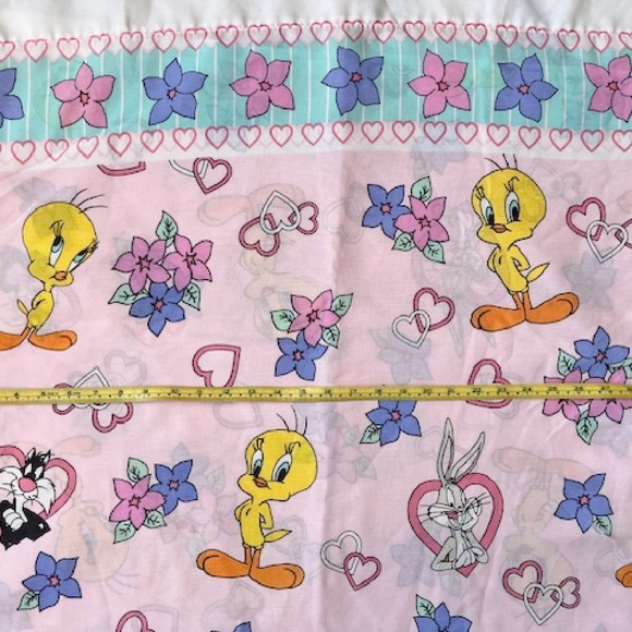Warner Bros. Other - Rare find,Vintage Pink Tweety Bird Twin Sheet Set, 1996 Warner Bros, The Bibb Co